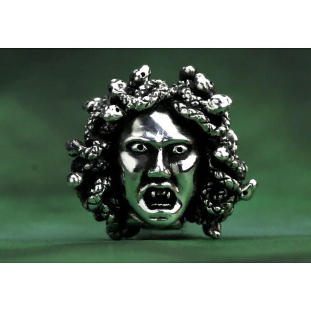 Ohm Bead “Protectress” Charm Sterling Silver Limited Edition Medusa Greek‎ Myth